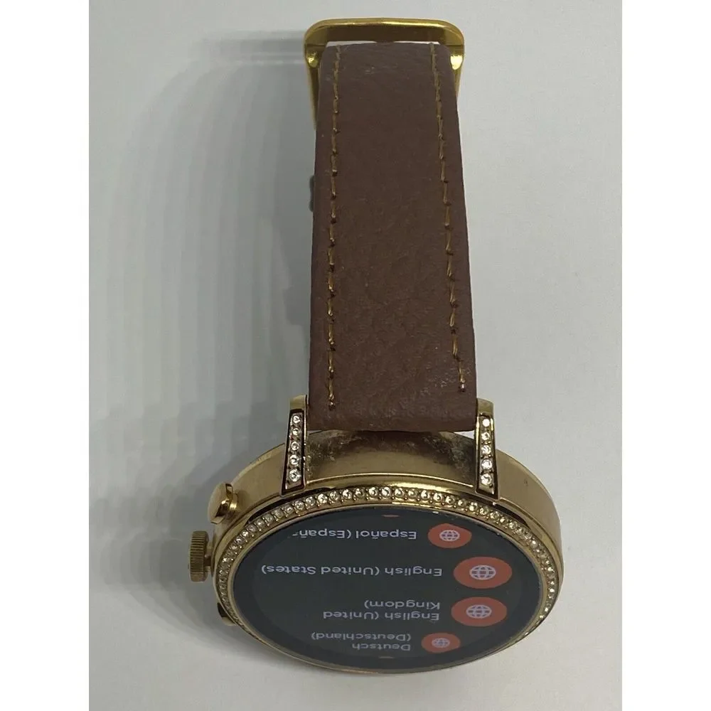 Fossil Gen 4 Authentic Digital Dial Smart Watch Custom Band FTW6015 AB600